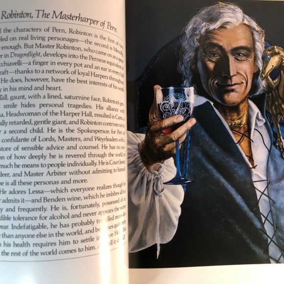 The People Of Pern by Anne McCaffrey & Robin Wood -1988 - HC/DJ (BCE) - Picture 6 of 12